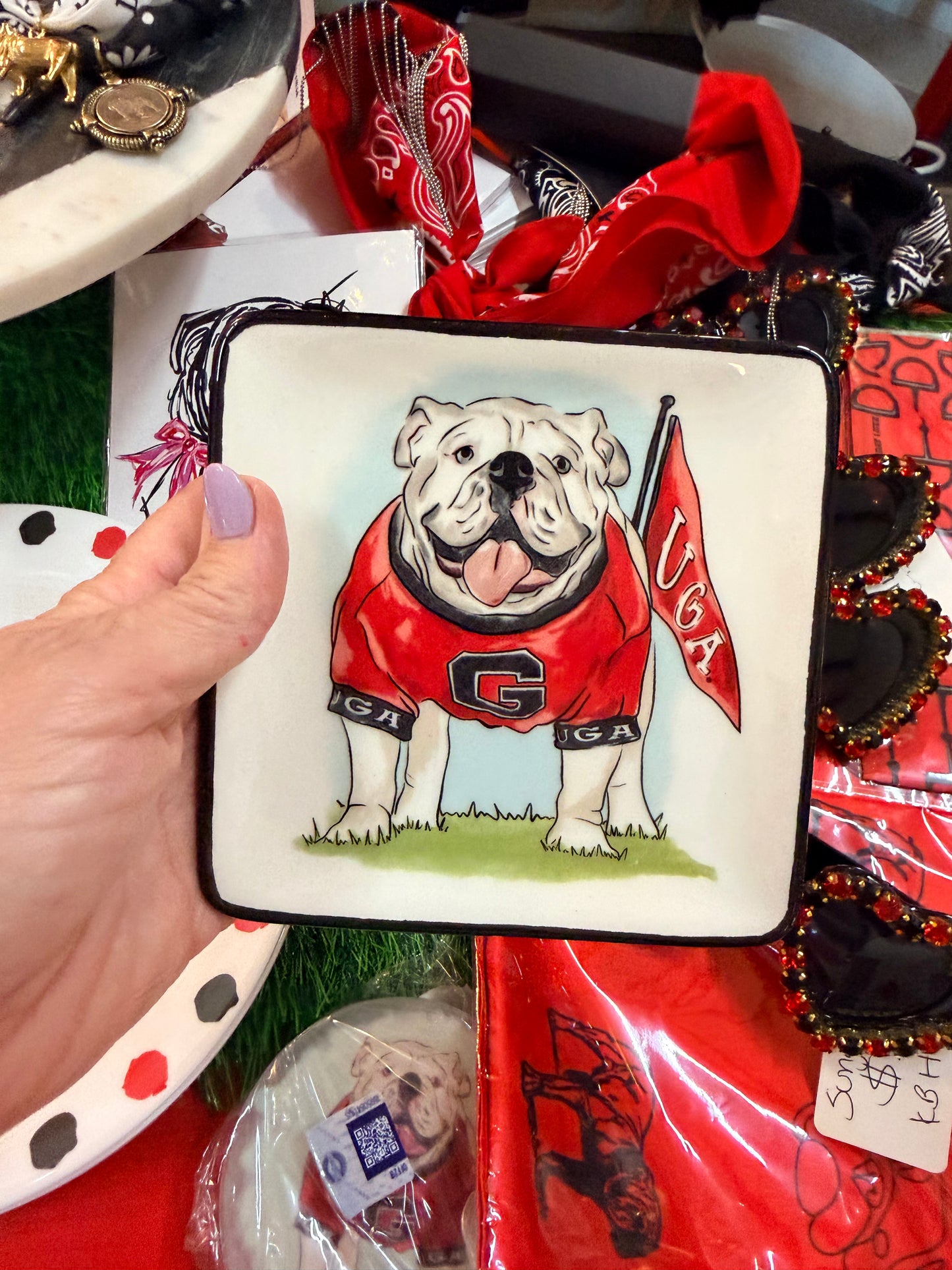Trinket tray licensed bulldog