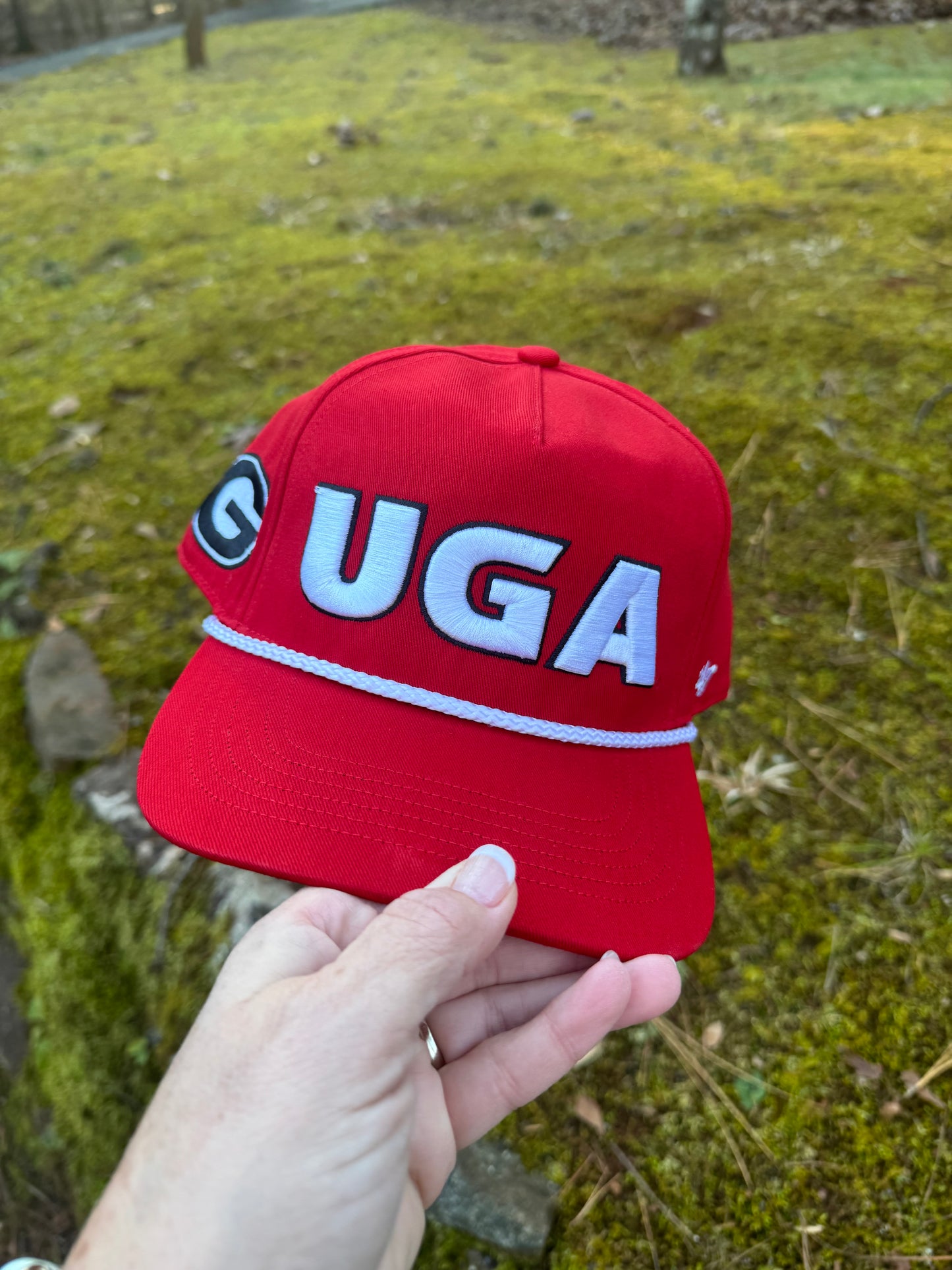 Embroidered georgia hat licensed