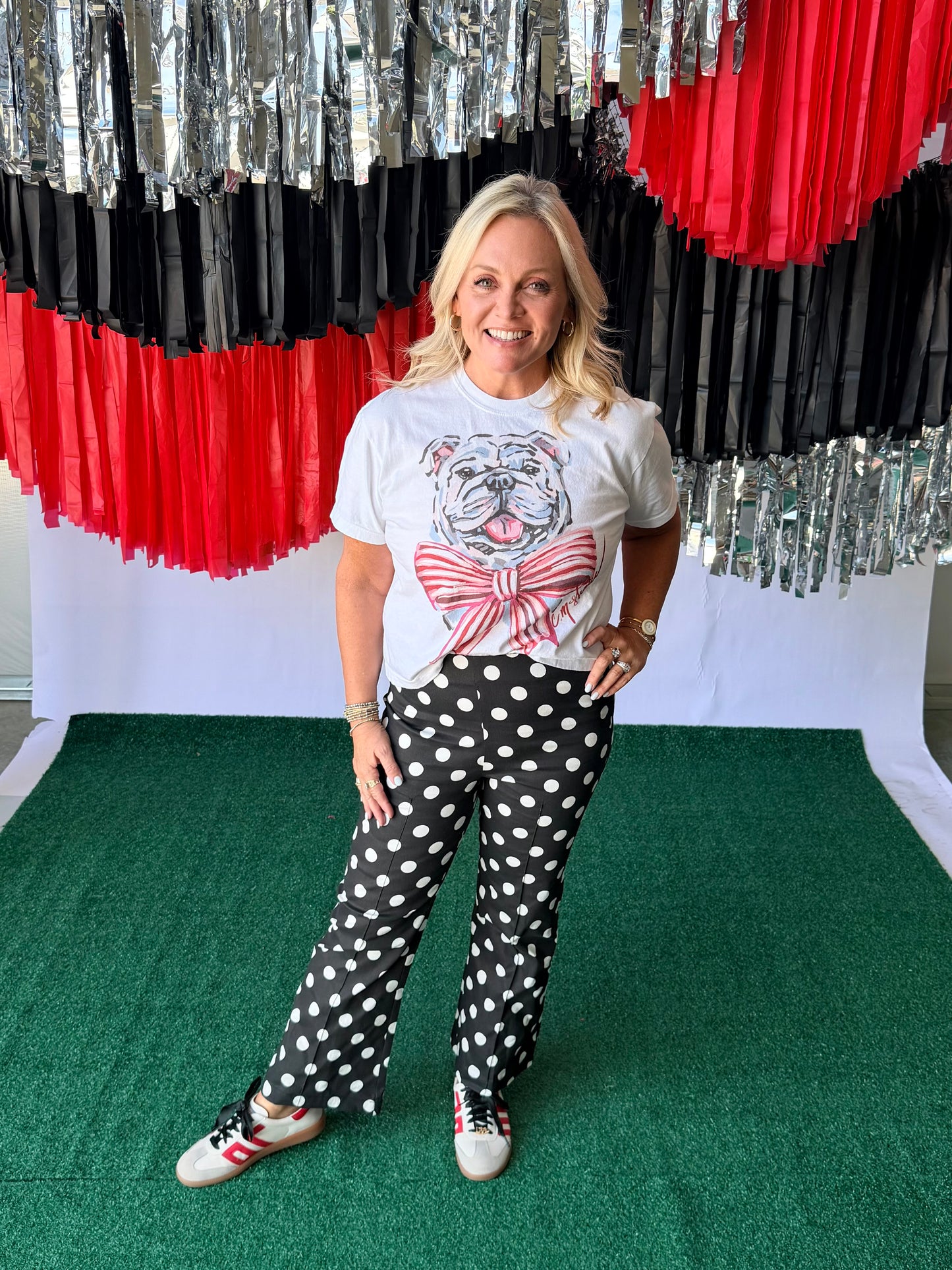 Polka dot pants