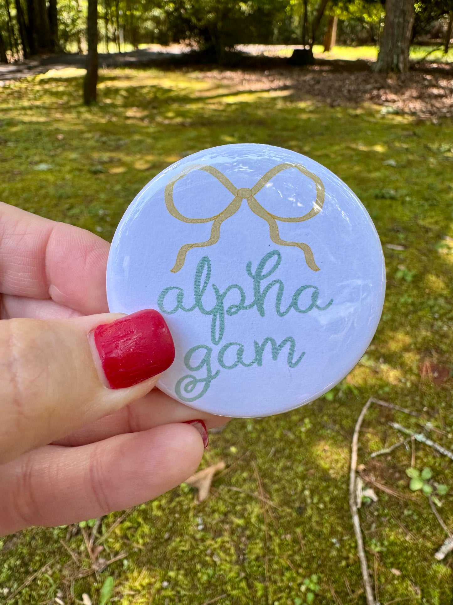 Alpha gam sorority pins