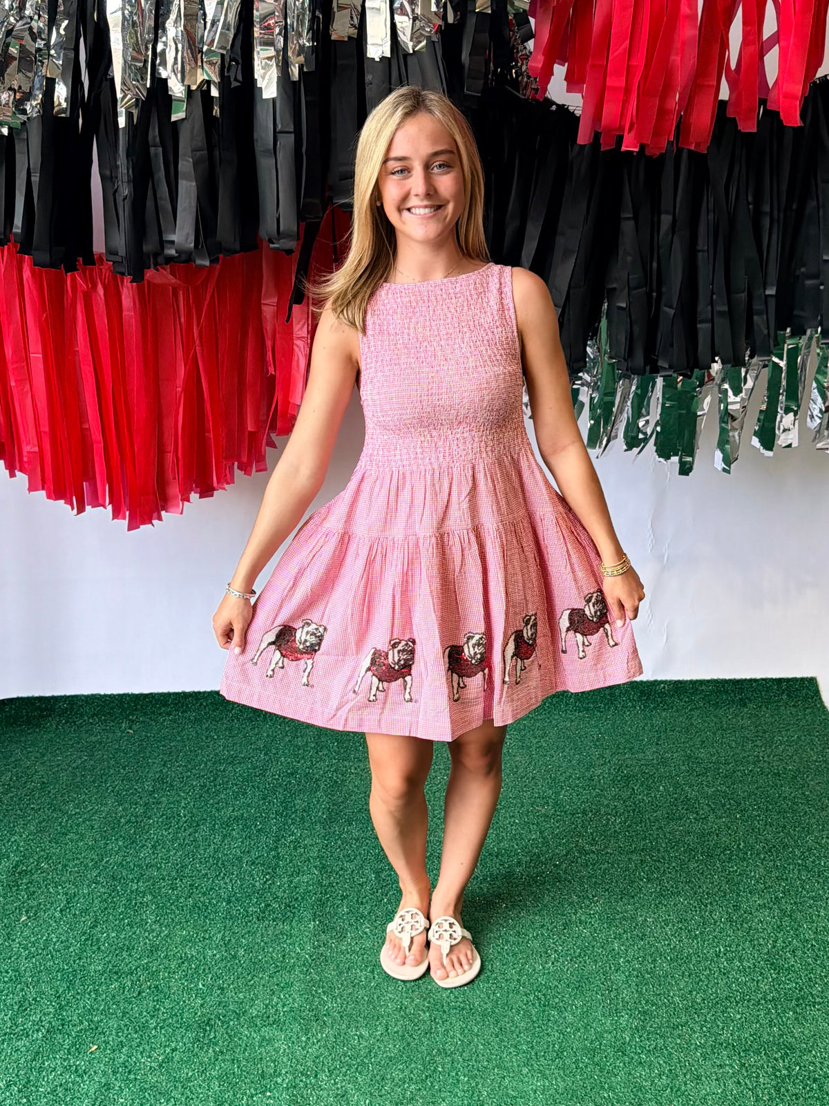 Seersucker dress Georgia licensed up to plus size