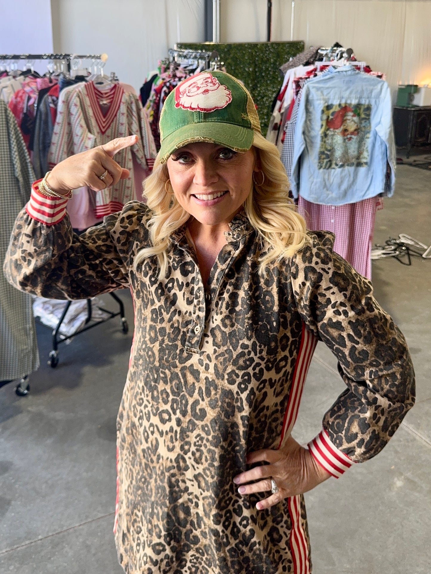 Vintage Santa hats Christmas