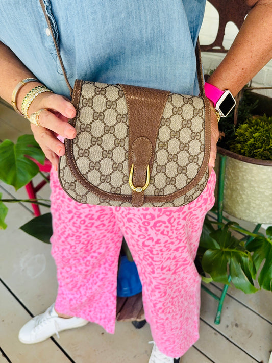 Pre Loved Gucci Shoulder Bag Gg Plus Bag