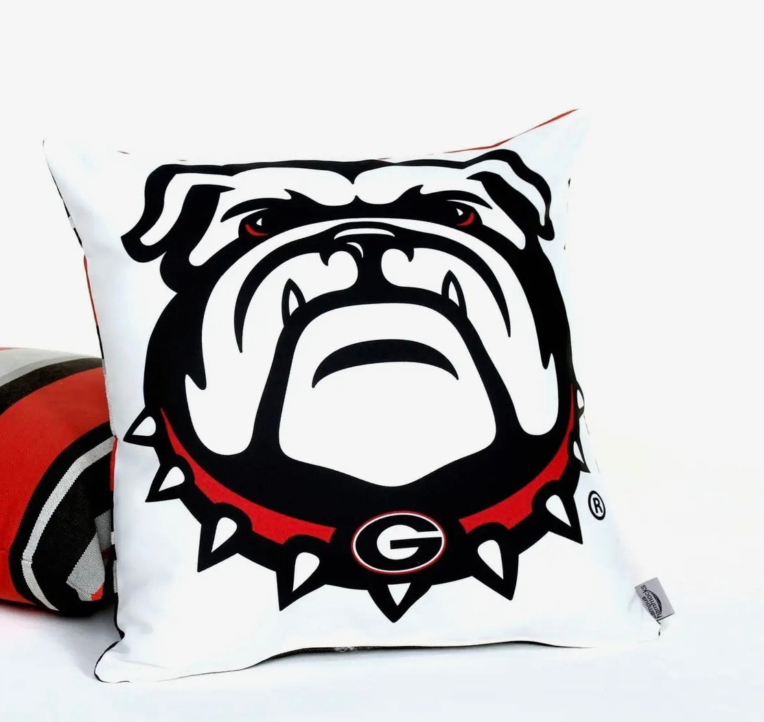 UGA georgia  Bulldogs dawg pillow cover licensed