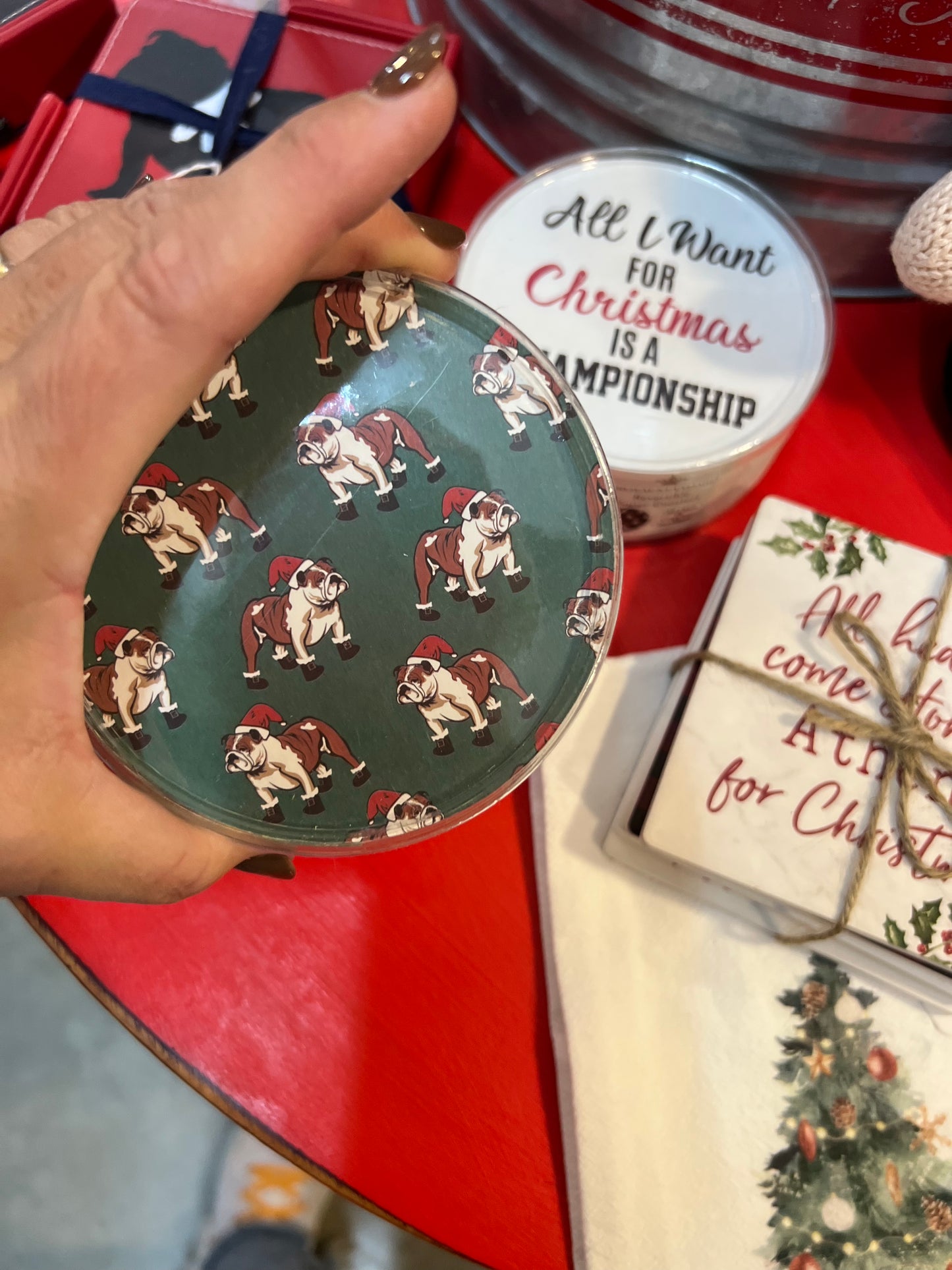 Reversible coasters Christmas