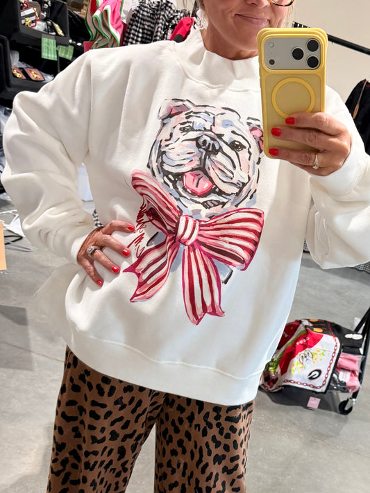 Bulldog mock neck one size!