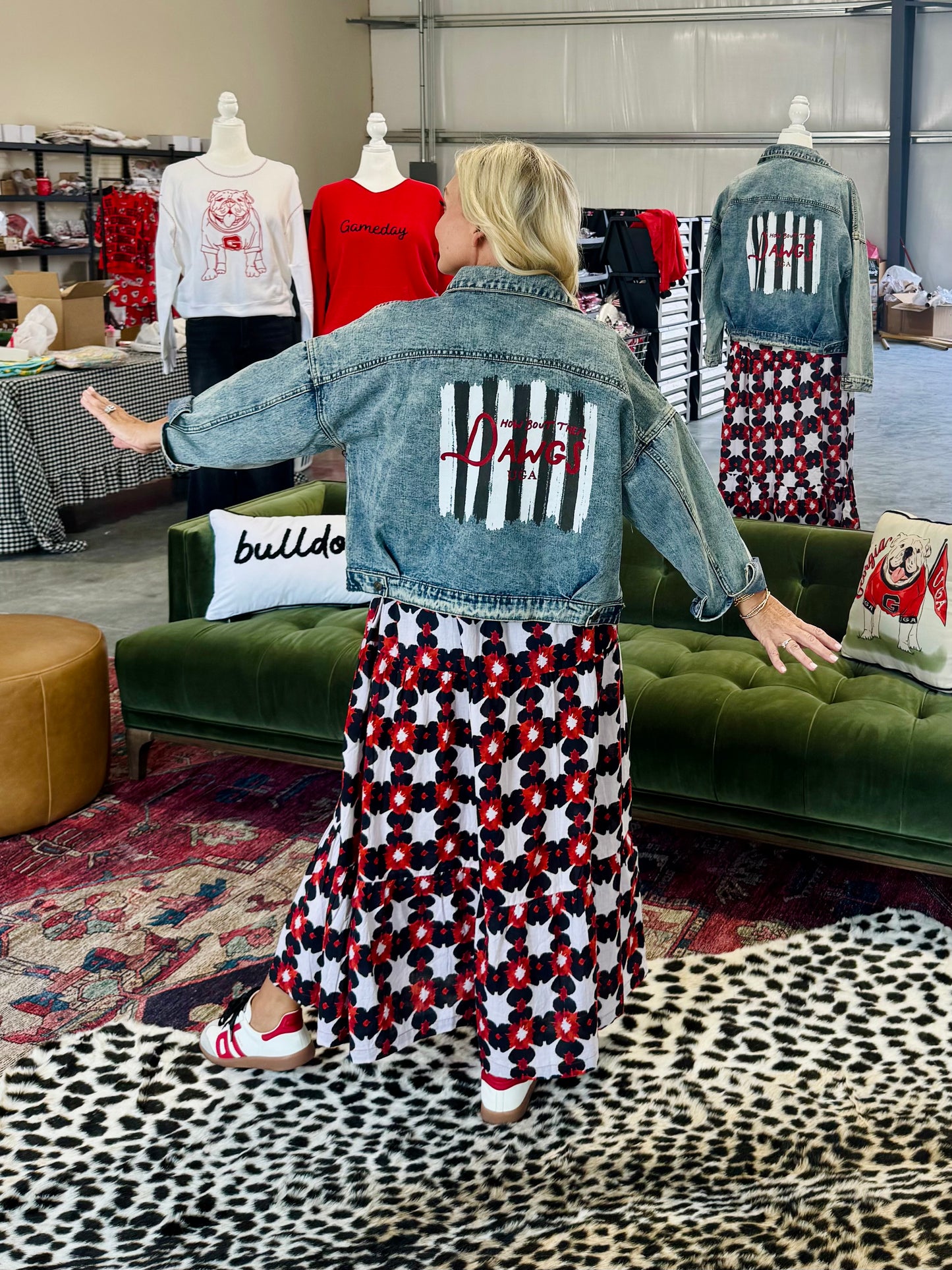 Denim jacket dawgs licensed marked down