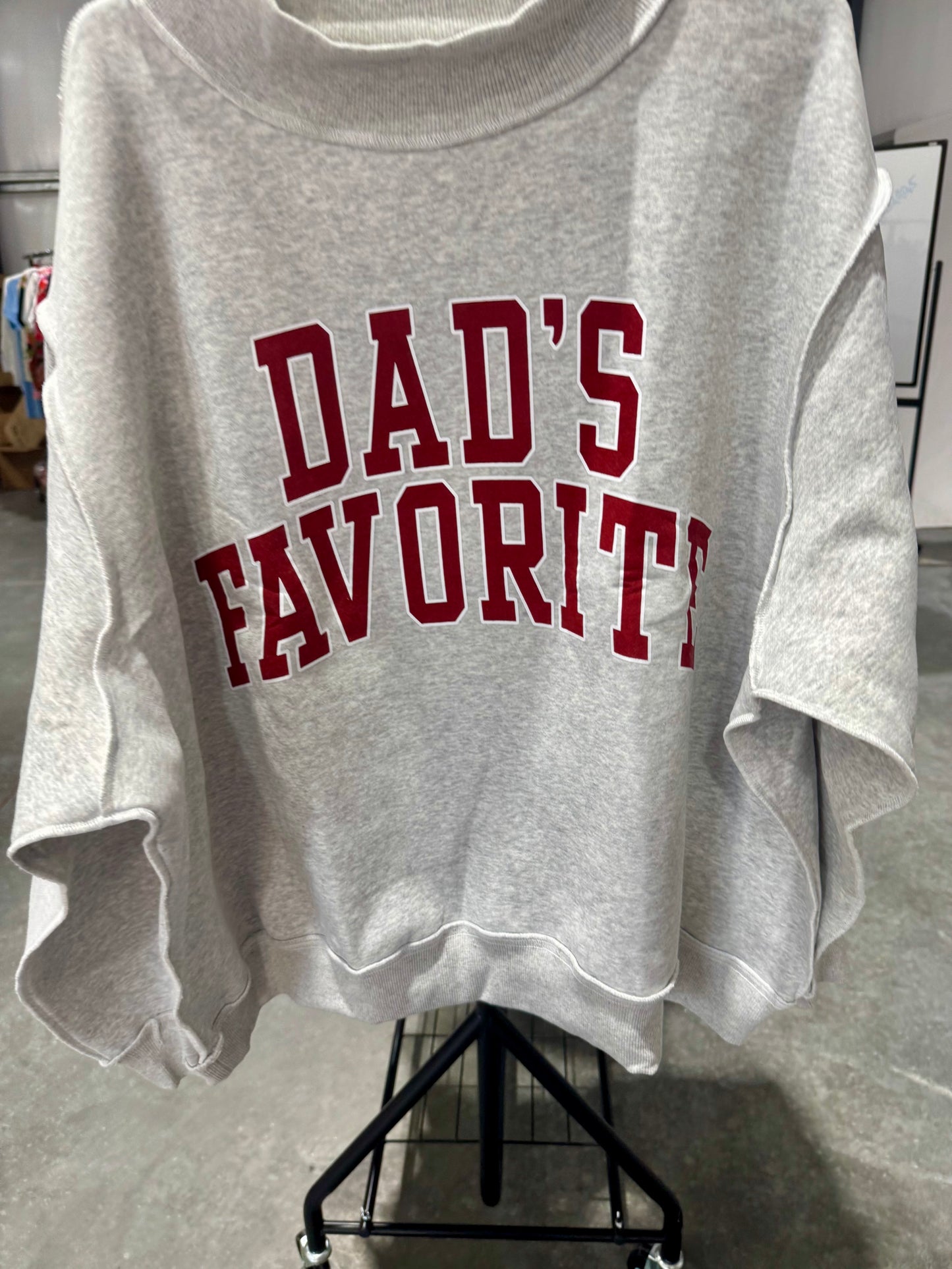 Moms favorite dads favorite mock neck