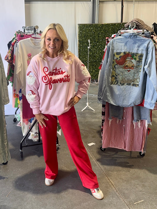 Santa’s favorite sweatshirt sequin