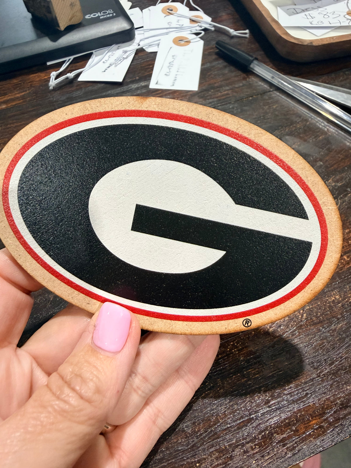 Wood licensed magnet