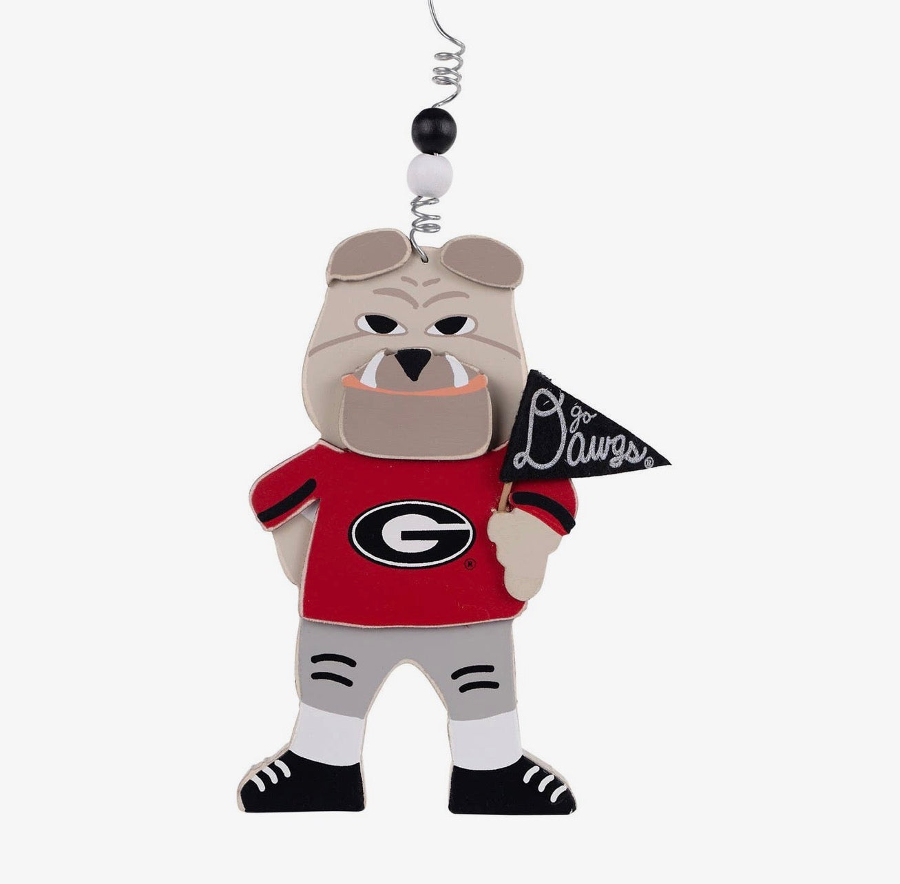 Hairy dawg mascot ornament