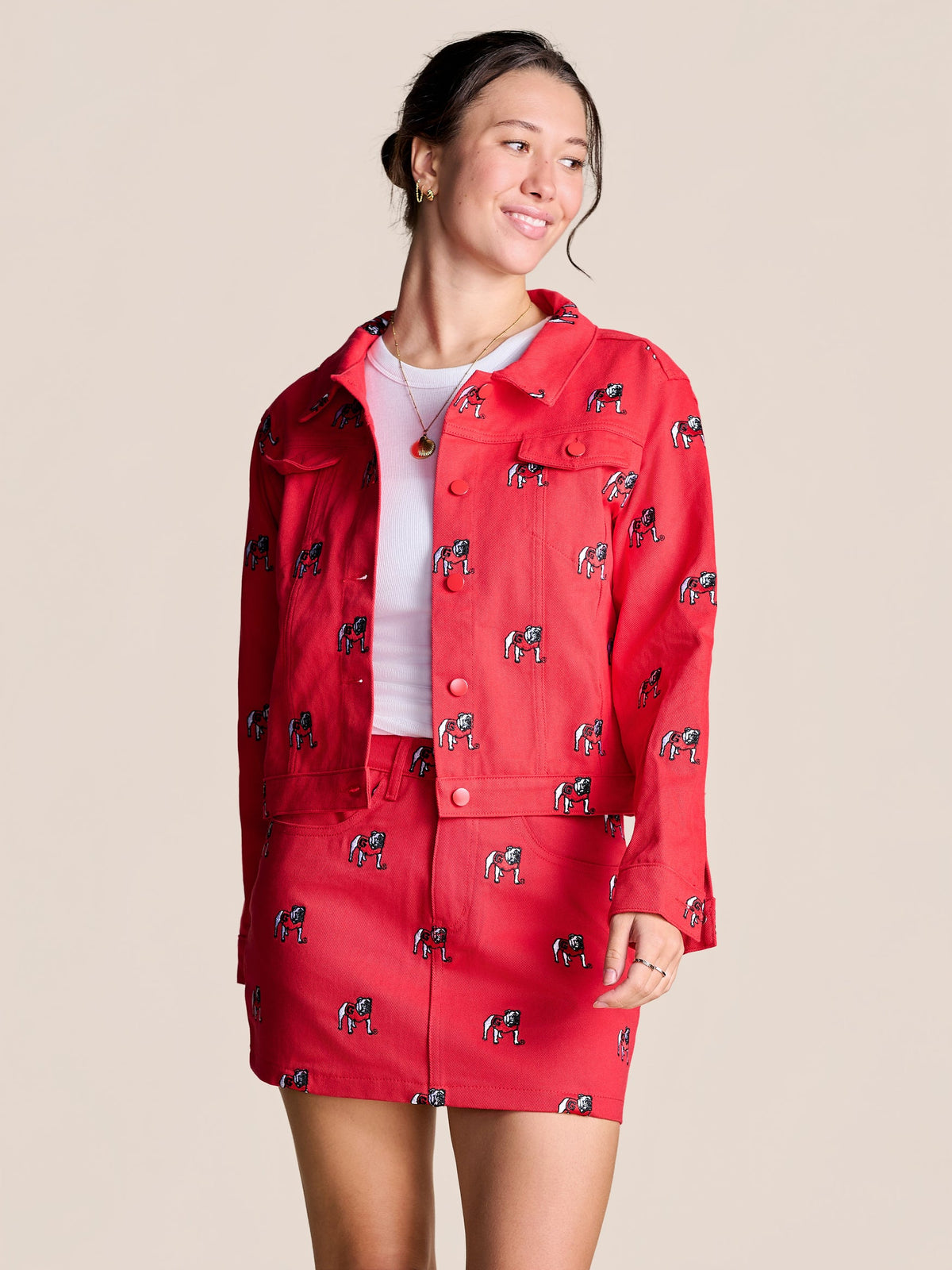 The Tailgate Twill Logo Jacket Georgia