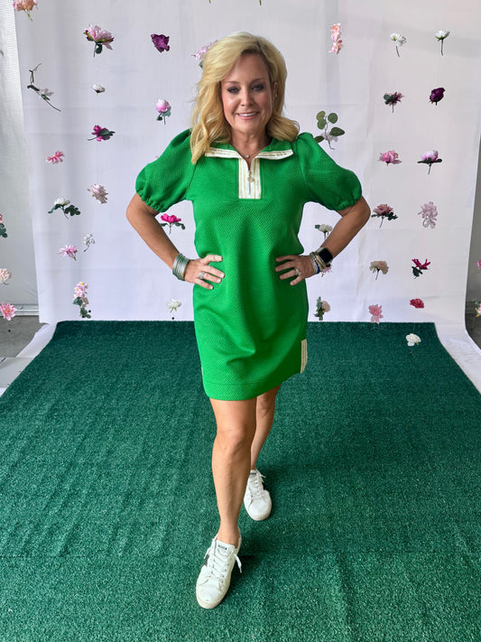 Green dress active leisure up to 2XL