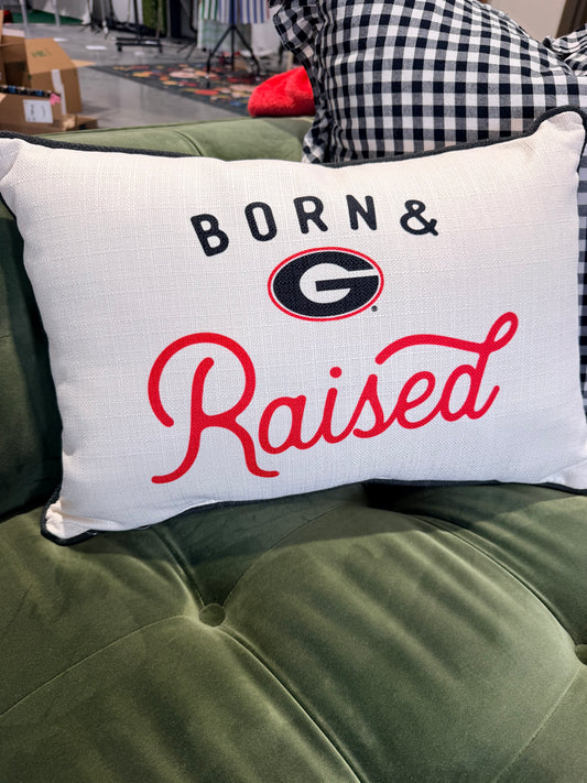Licensed pillow Born and Raised