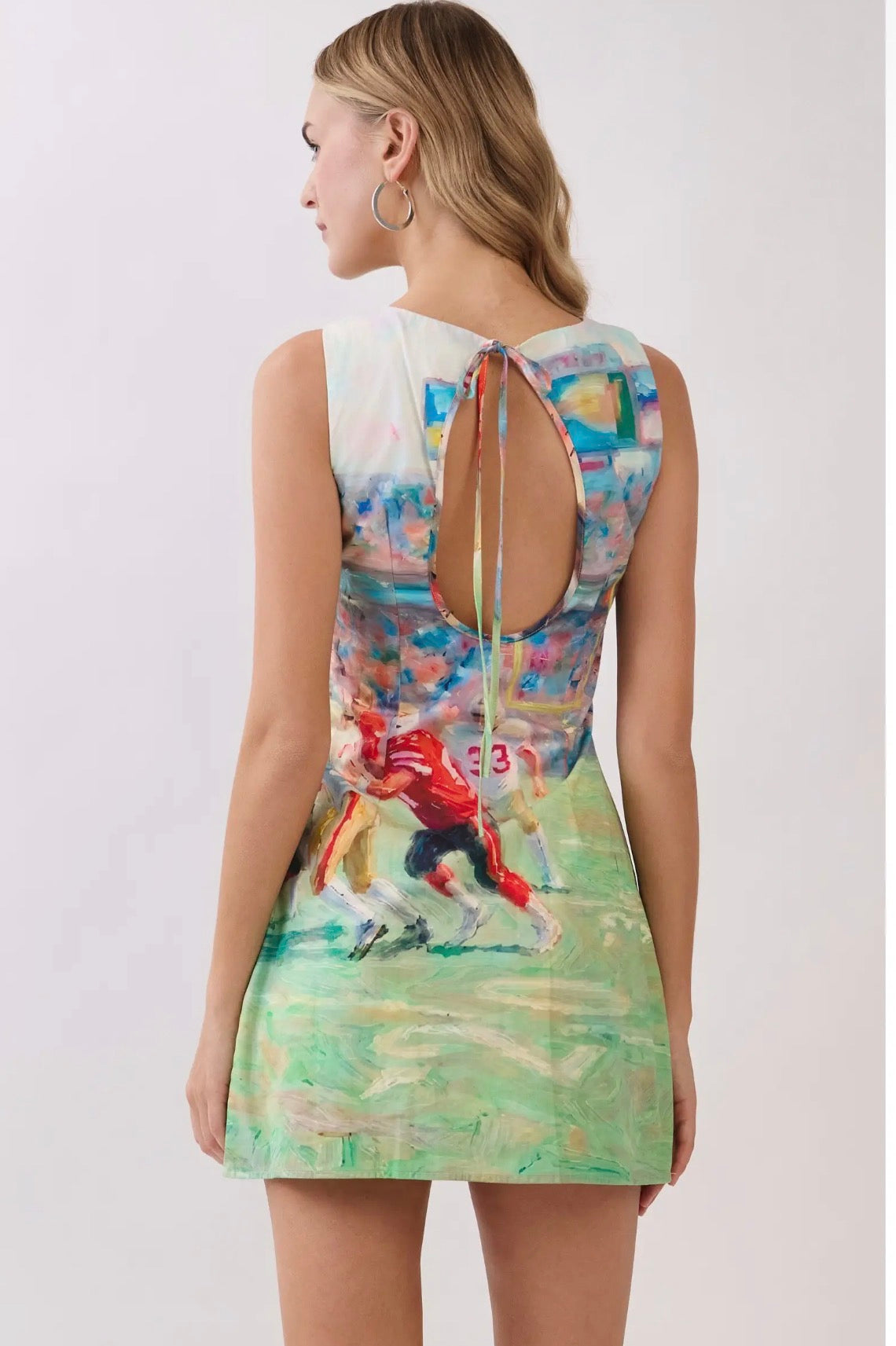 Game day dress watercolor football