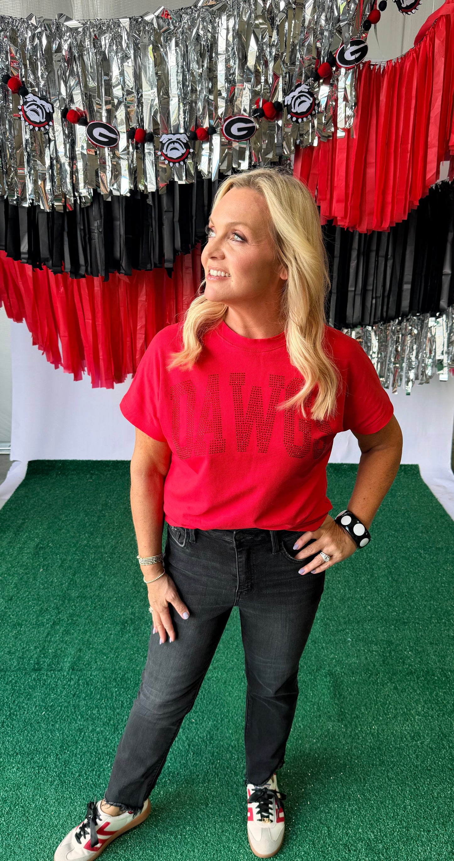 Dawgs rhinestone tee licensed