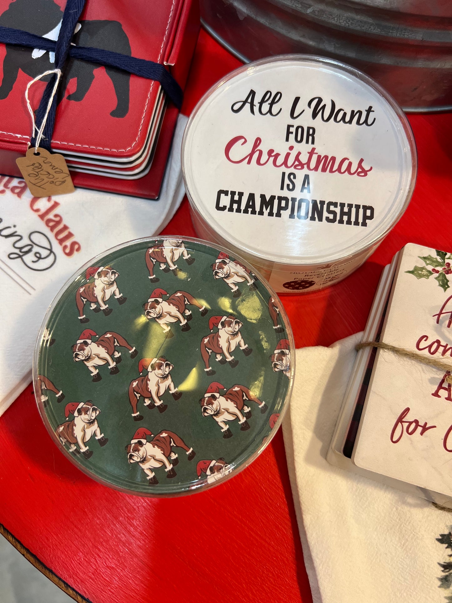 Reversible coasters Christmas