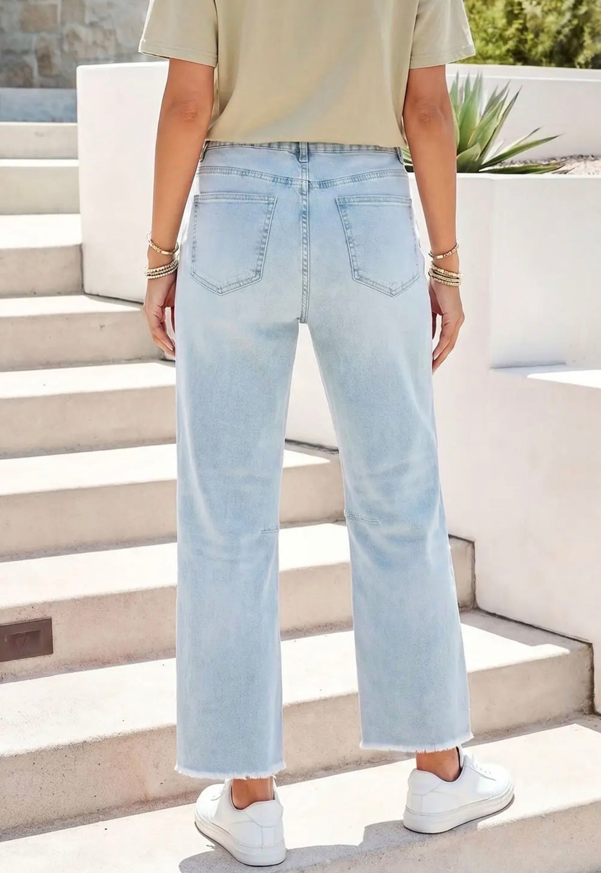 Denim jeans sequin red footballs