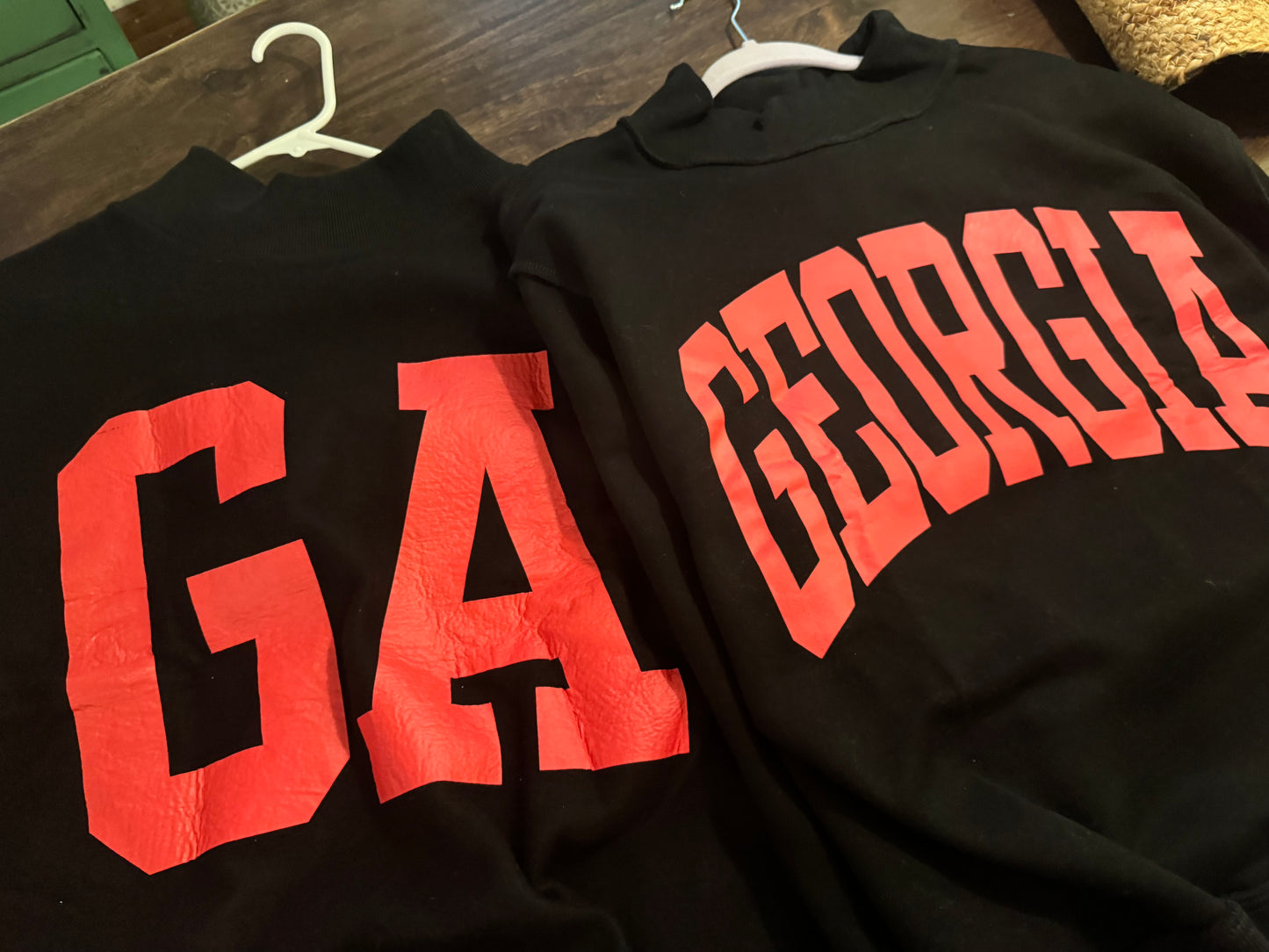 Black reversible mock neck Georgia