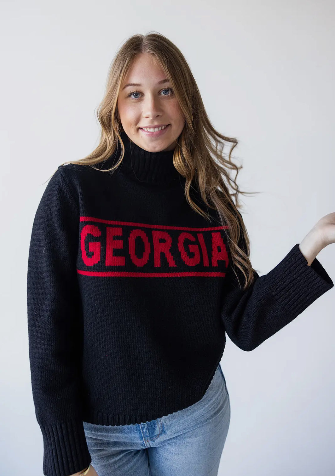 Licensed sweater black georgia