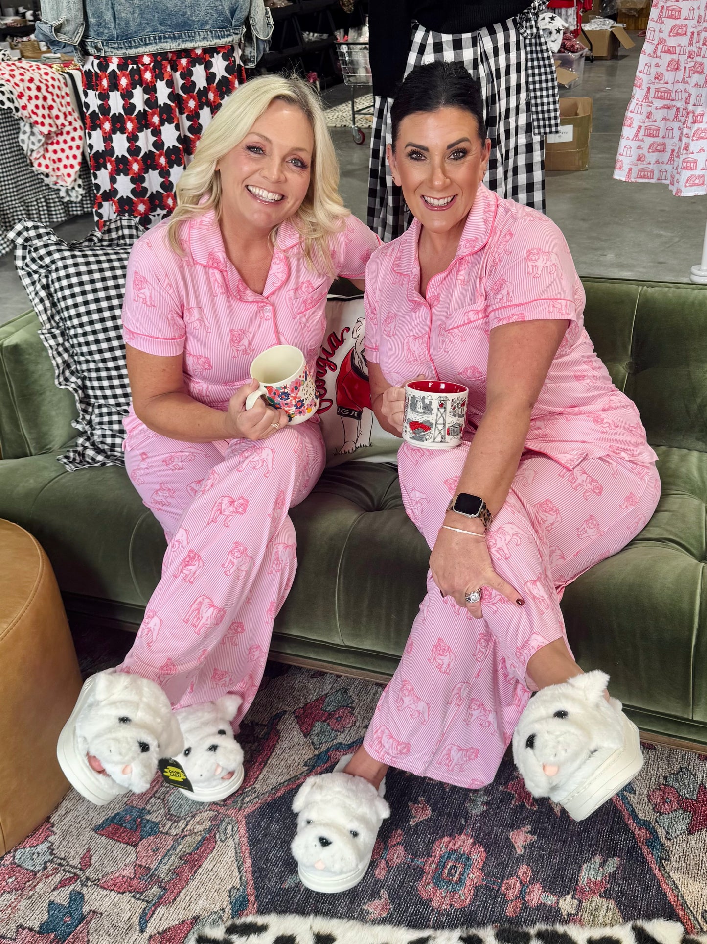 bulldog slippers plush