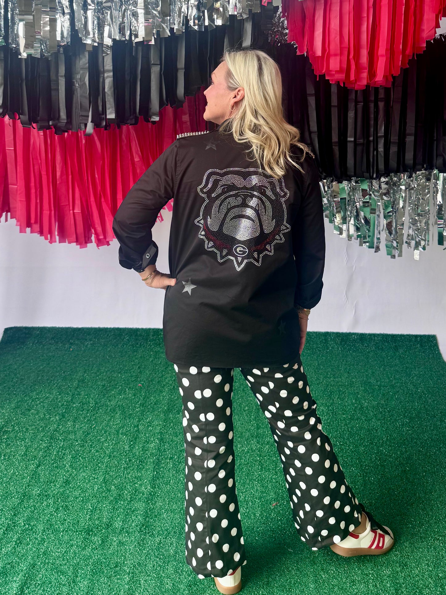 Polka dot pants