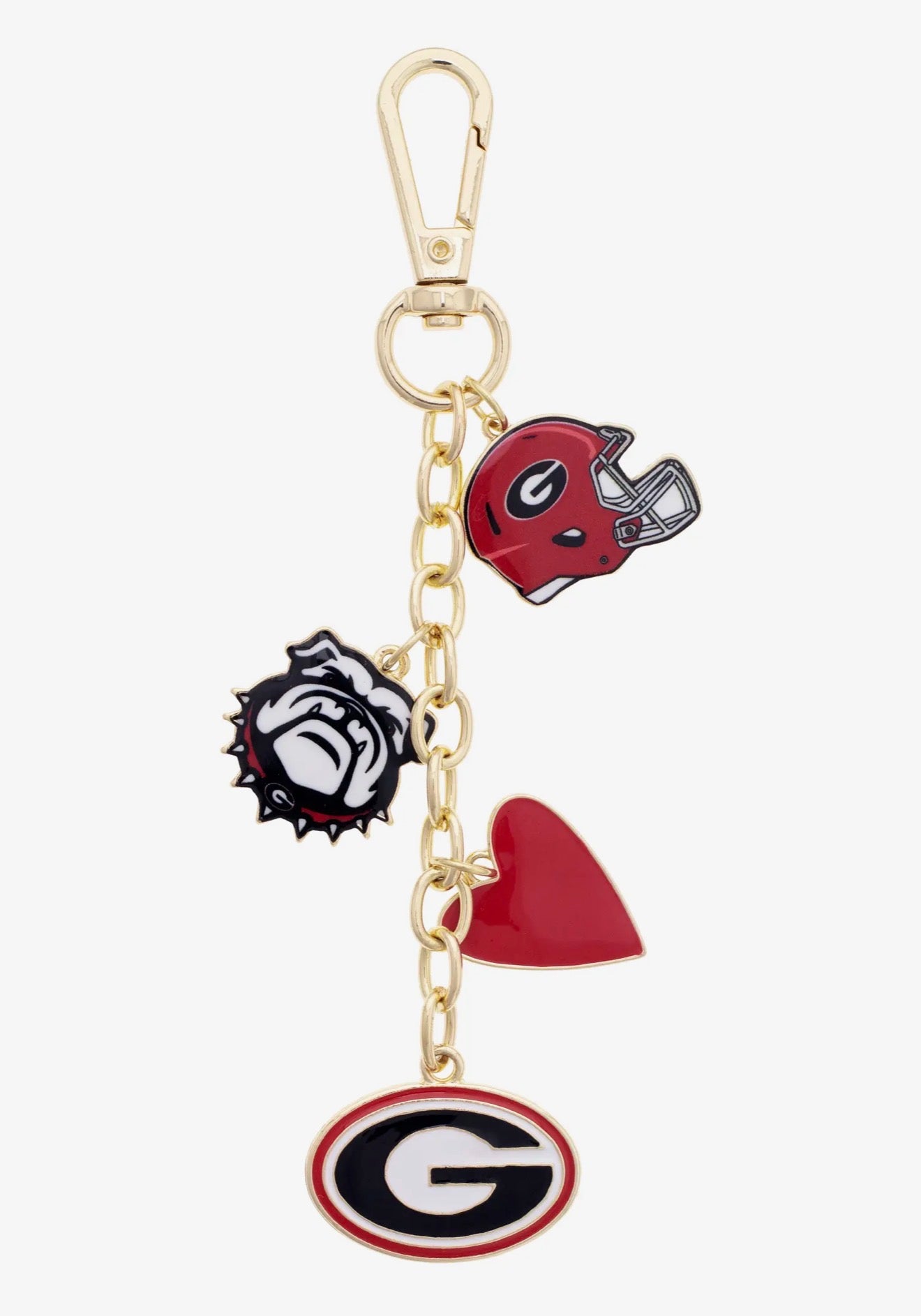Bulldog bag charm or key chain