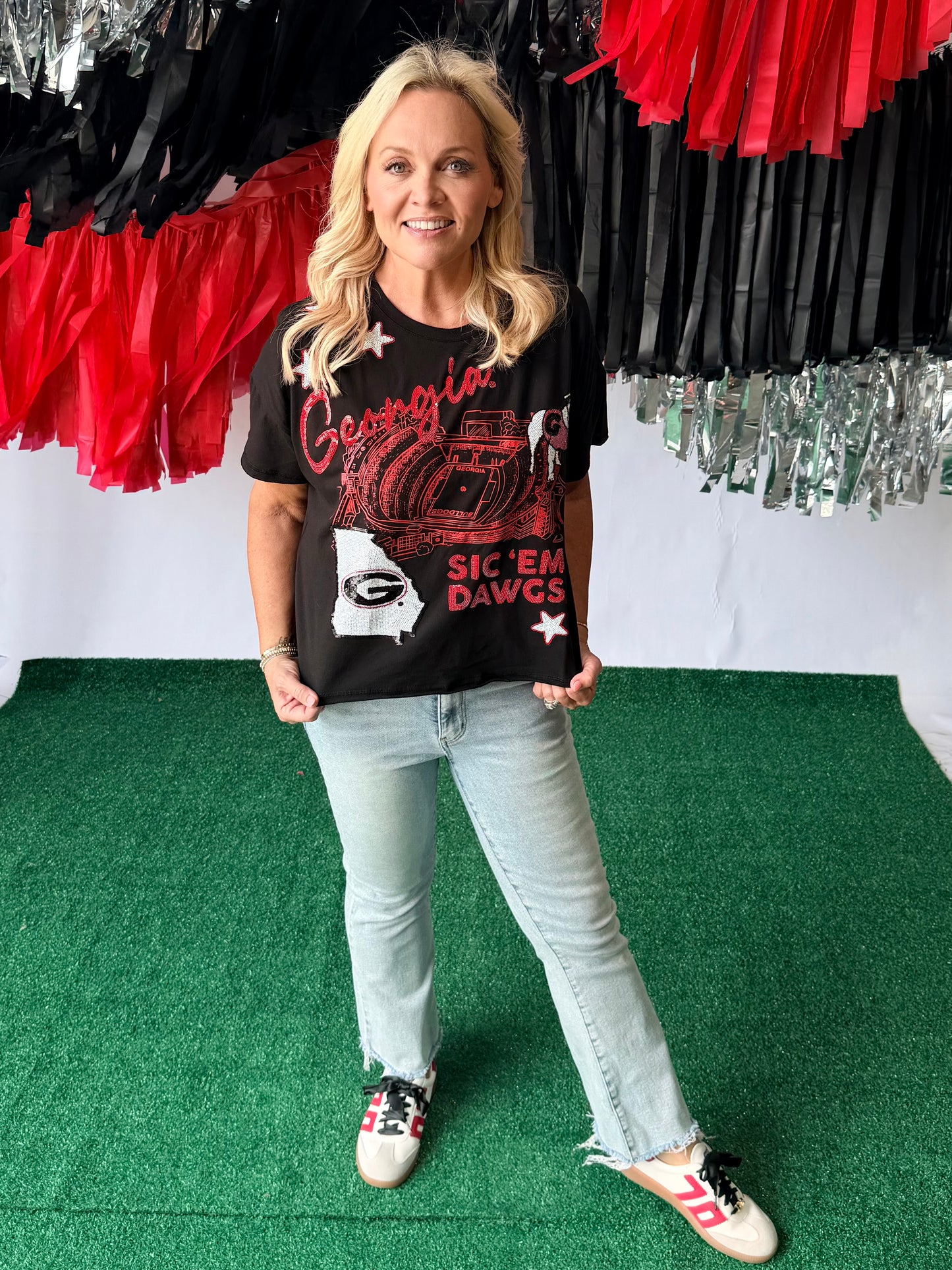 The 4th quarter sequin tee licensed