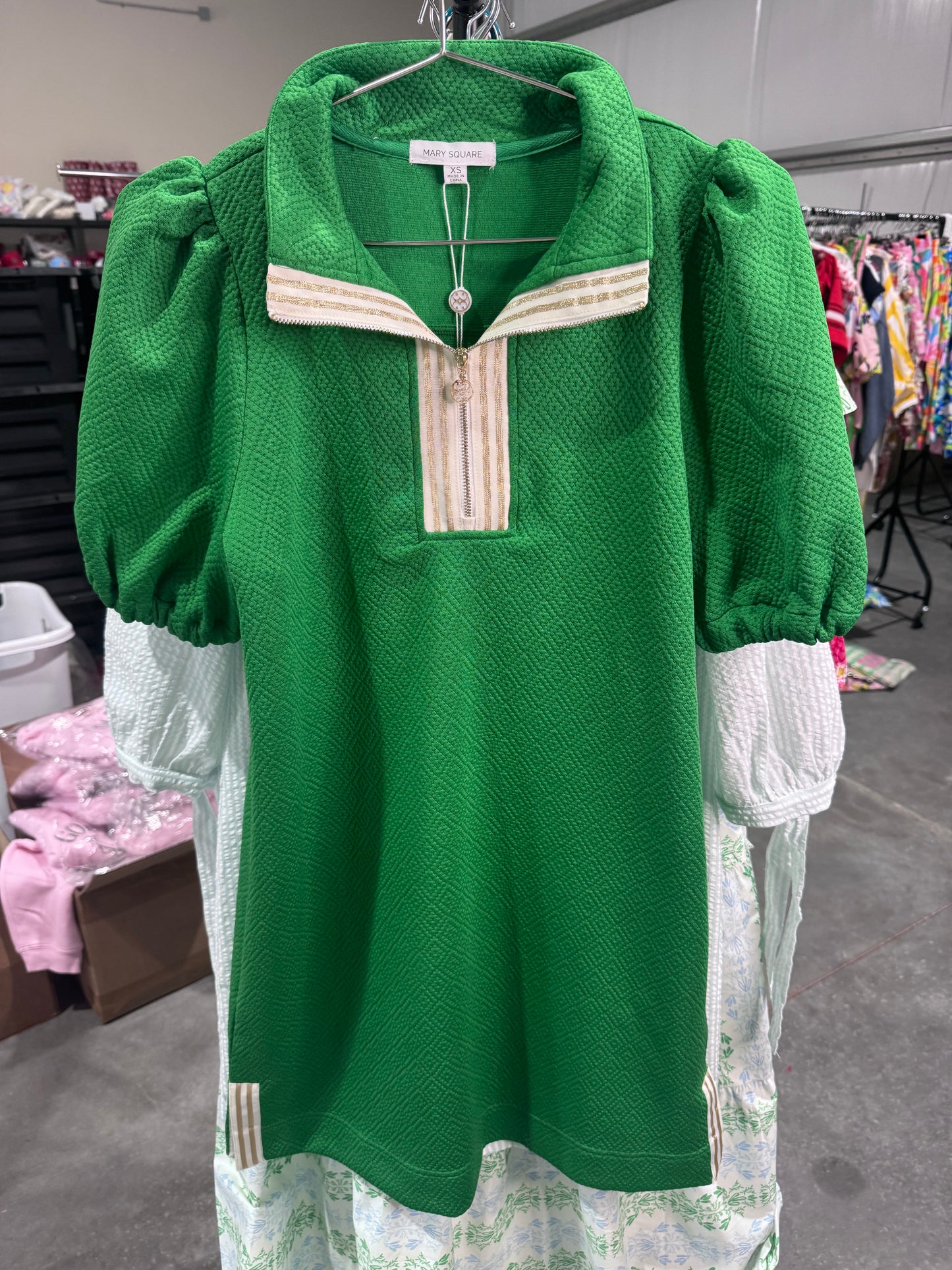 Green dress active leisure up to 2XL