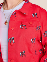 The Tailgate Twill Logo Jacket Georgia