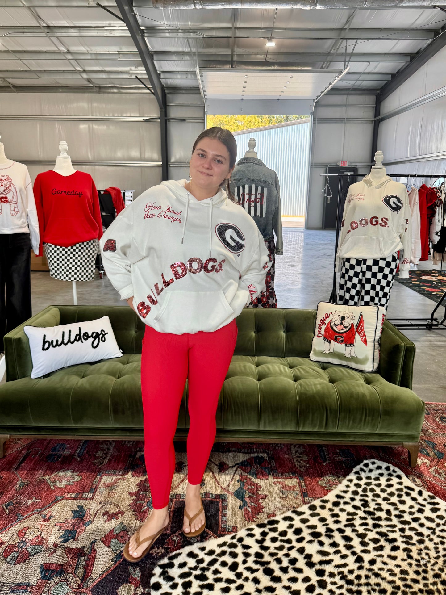 Sweatshirt oversized licensed hoodie sequin and embroidered