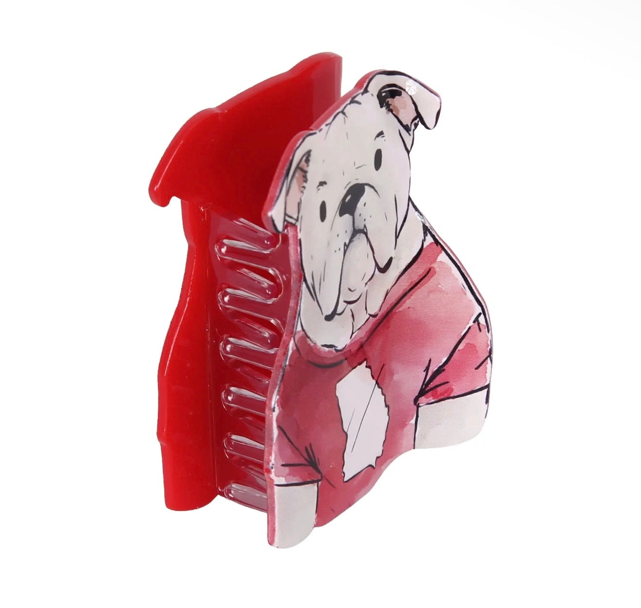 Bulldog hair clip
