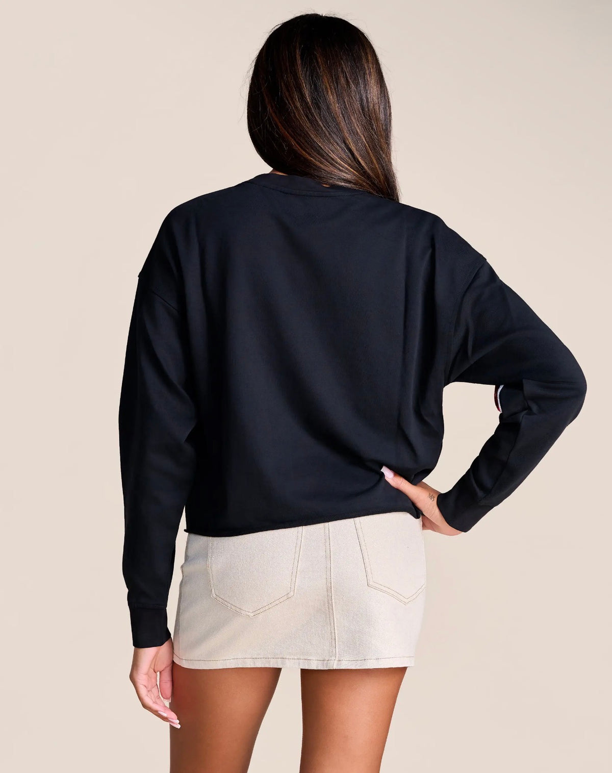The stadium sequin crewneck licensed