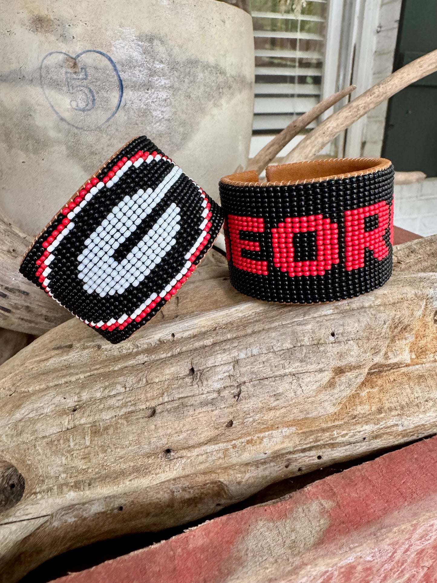 Beaded cuffs