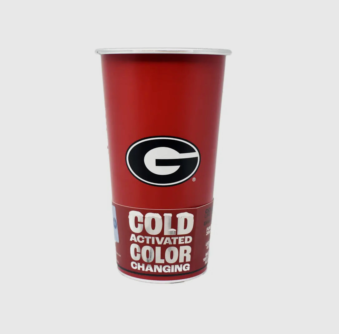 Color changing reusable cups! Licensed UGA