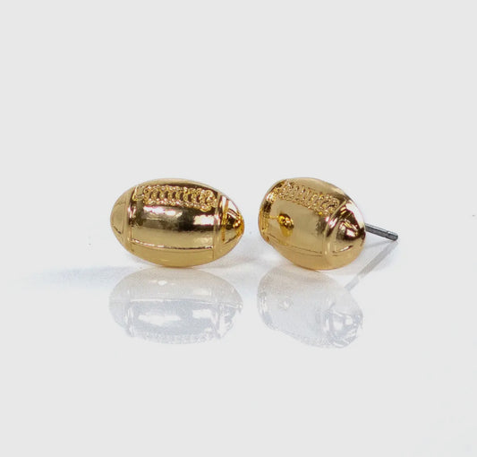 Gold football studs