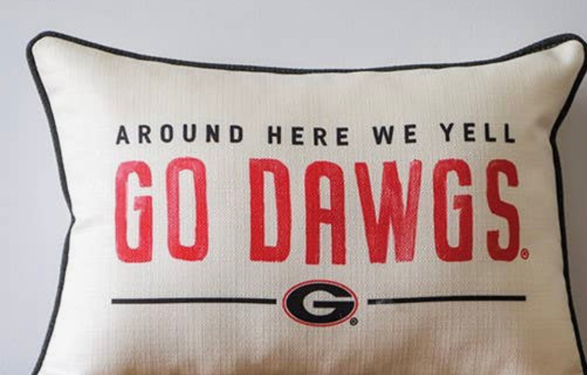 Licensed Pillow Go Dawgs
