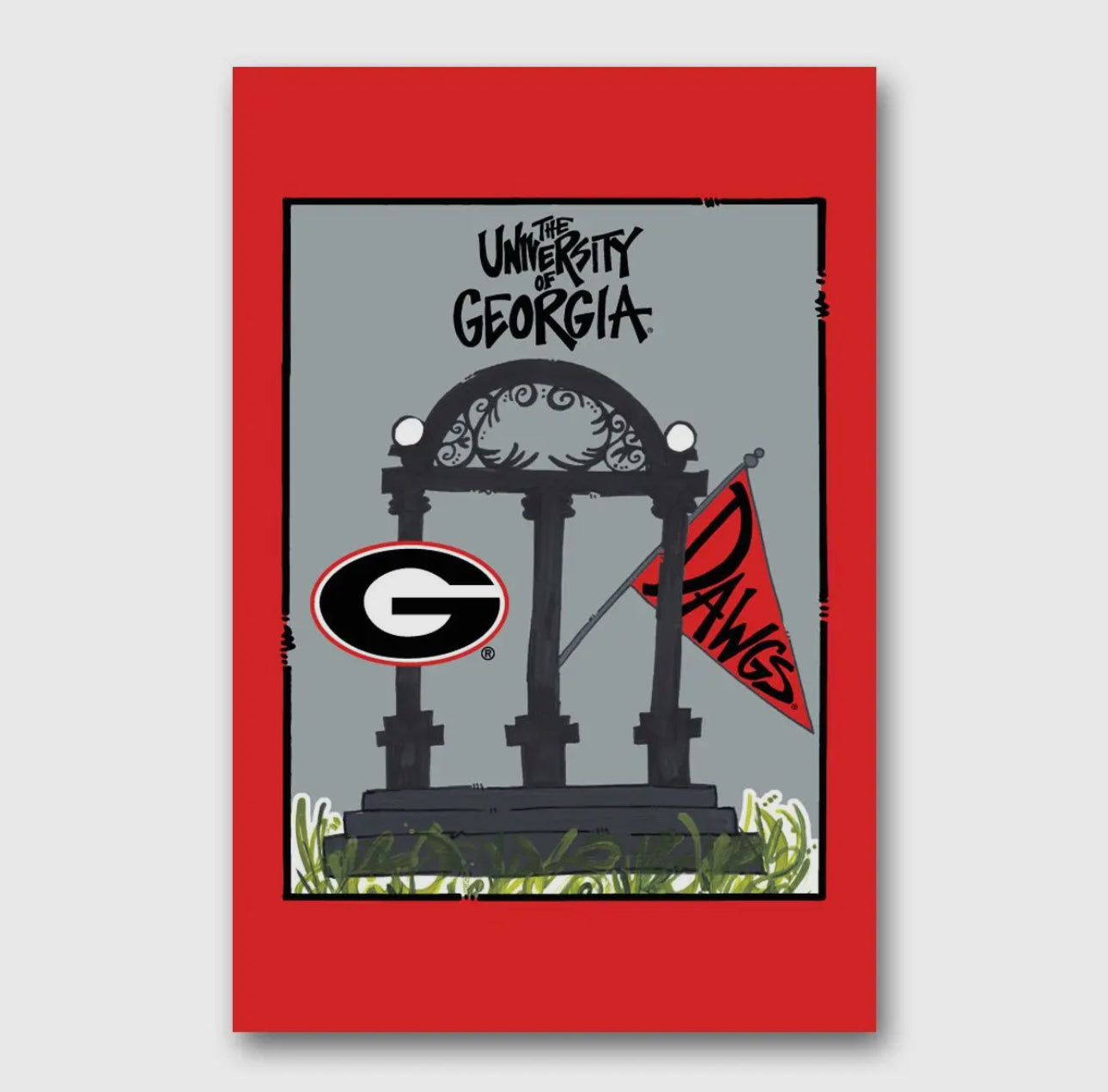 Garden flag UGA licensed