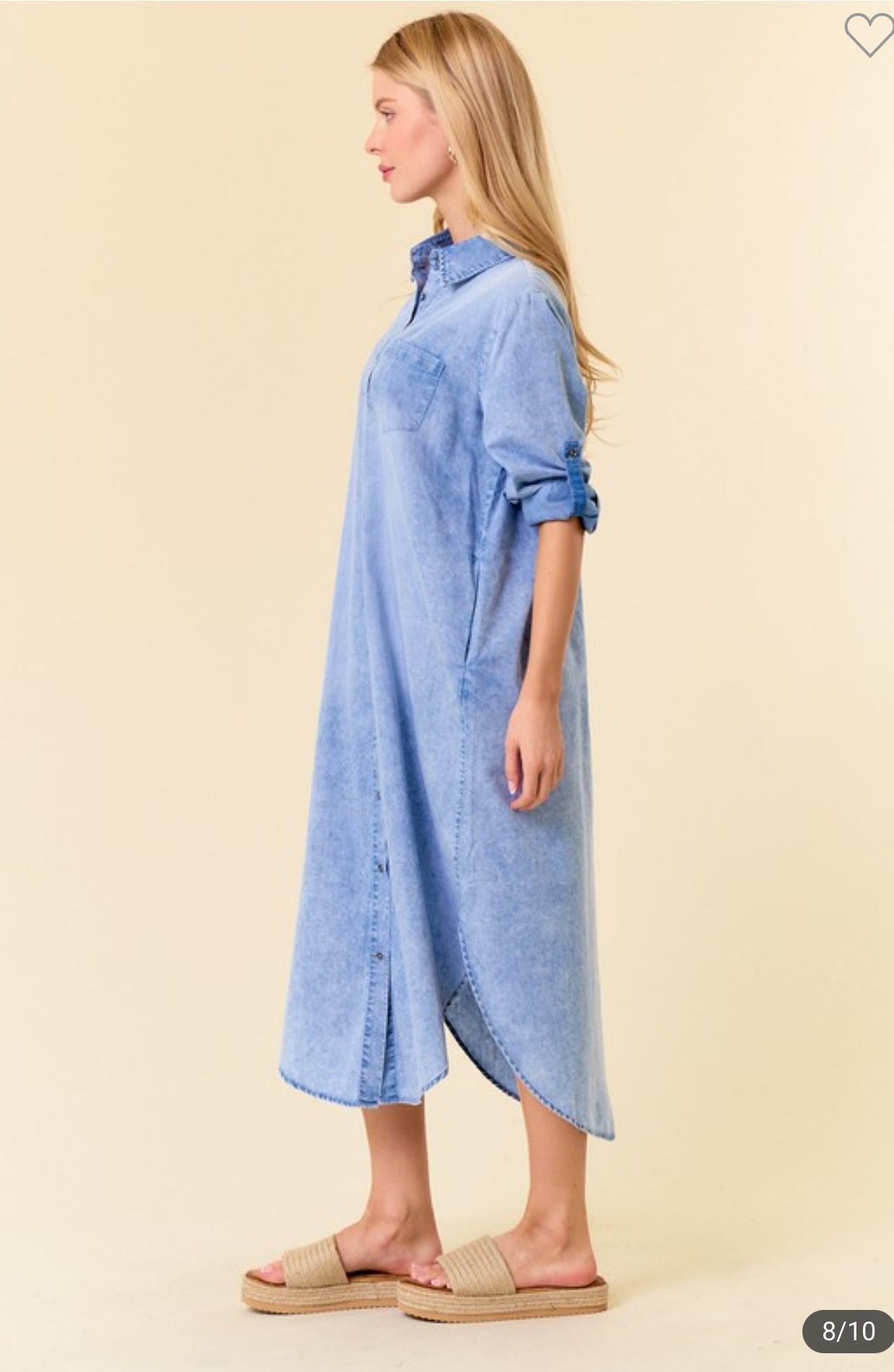 Fall collection denim dress black or blue denim