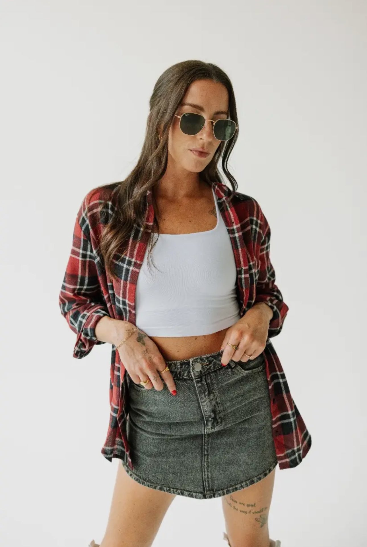 UGA fall collection Georgia oversized flannel