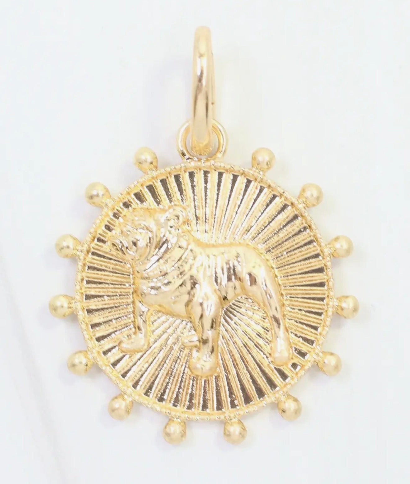 Gold medallion bulldog