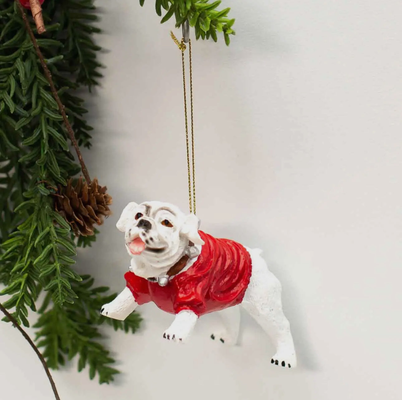 Bulldog ornament