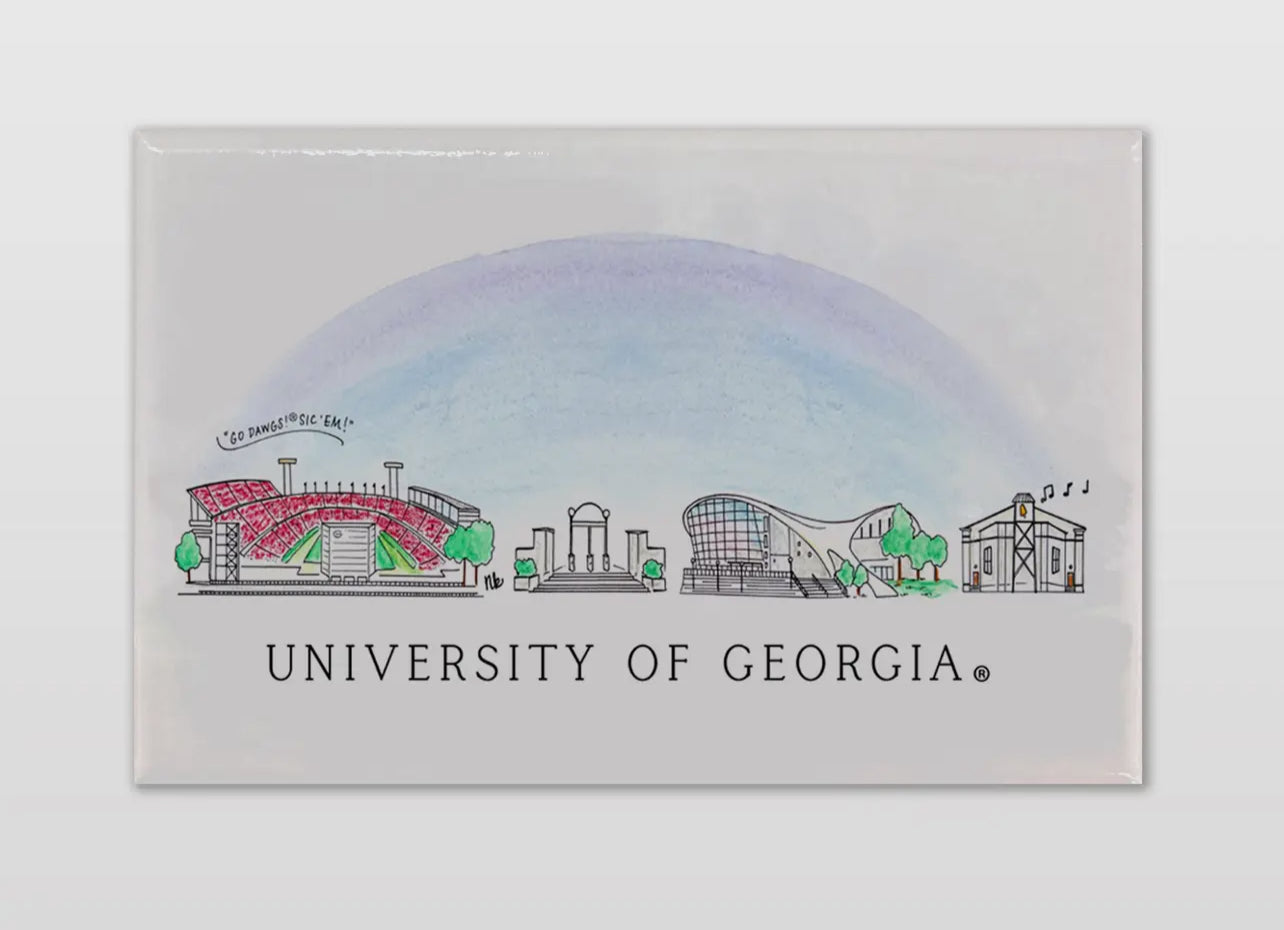 Georgia skyline magnet