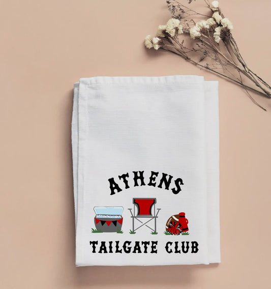 Tea towel tailgate club