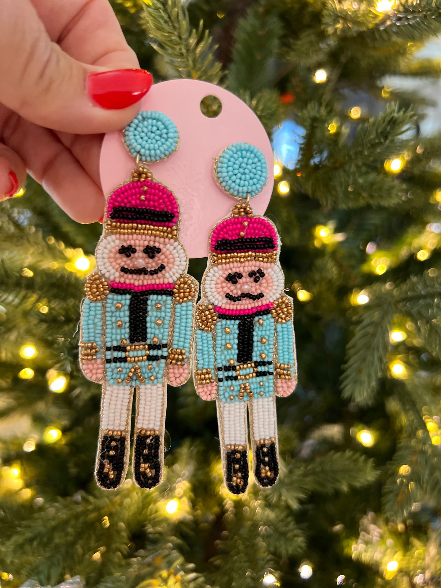 Christmas earrings nutcrackers