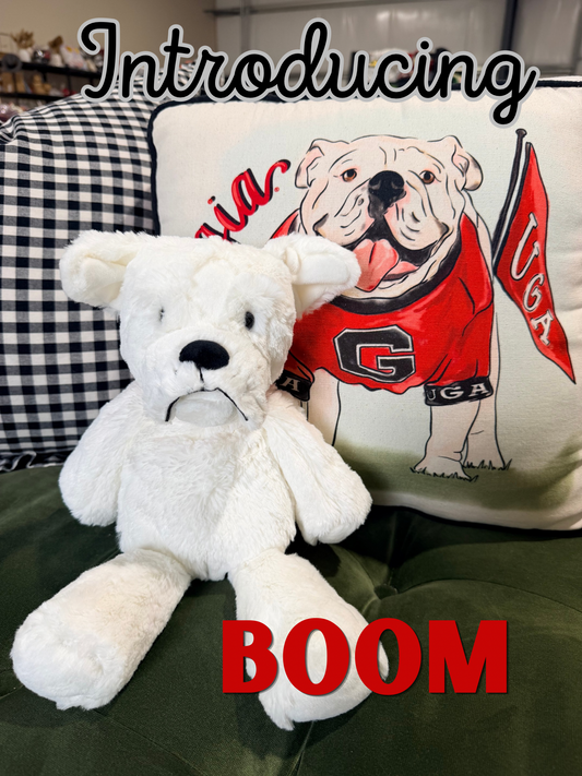 UGA Boom plushie bulldog