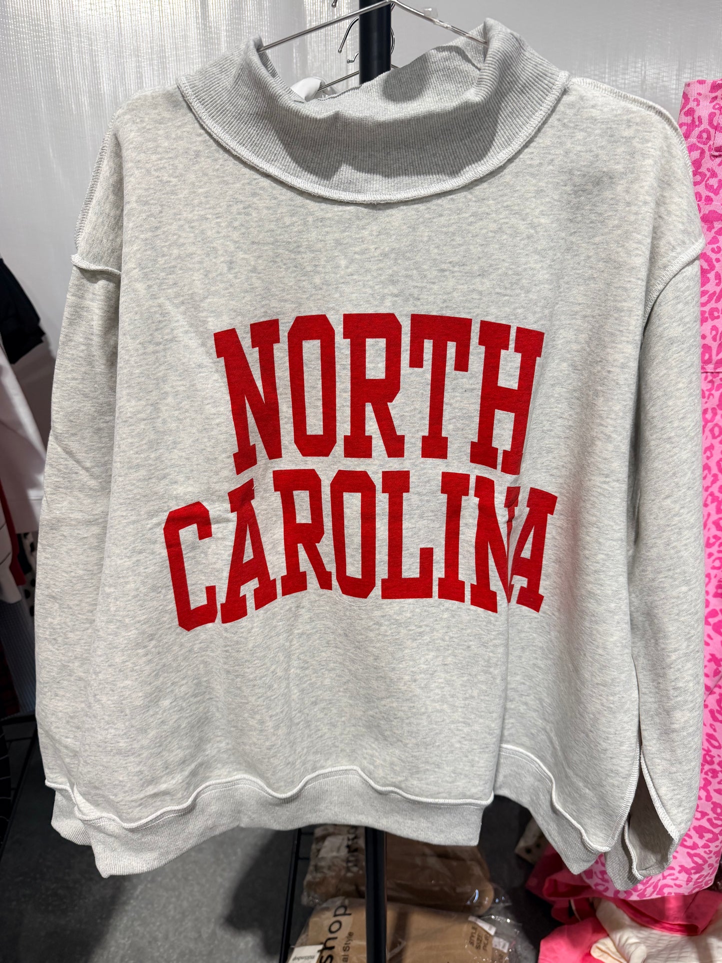 Oversized reversible mock neck North Carolina