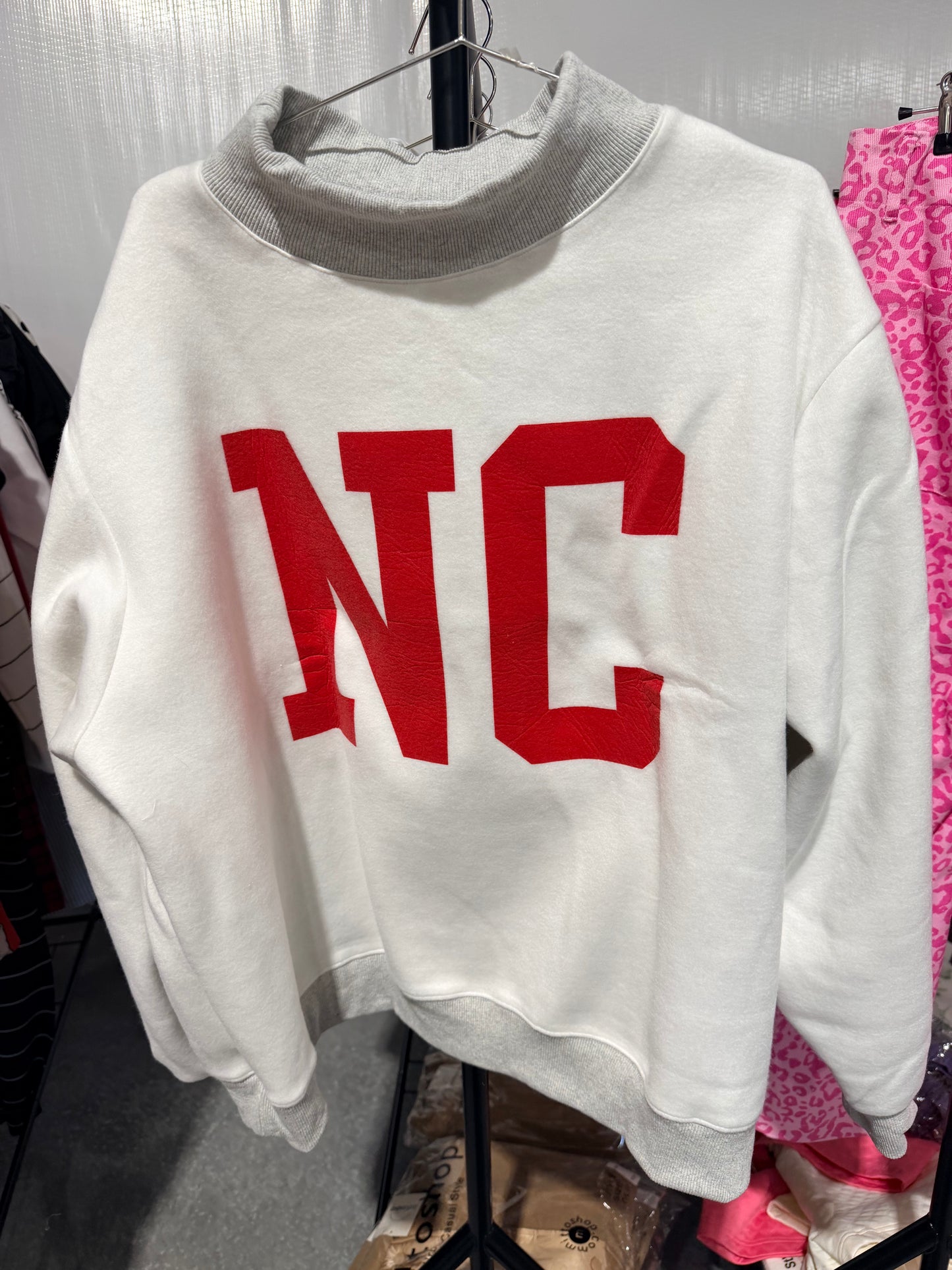 Oversized reversible mock neck North Carolina