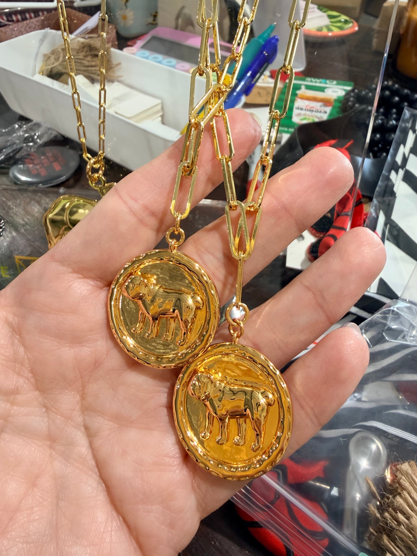 Lisi lerch dawg  necklace coin