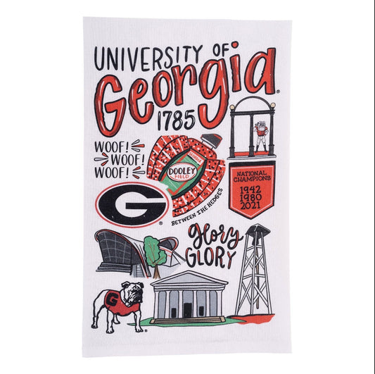 Georgia glory haus tea towel